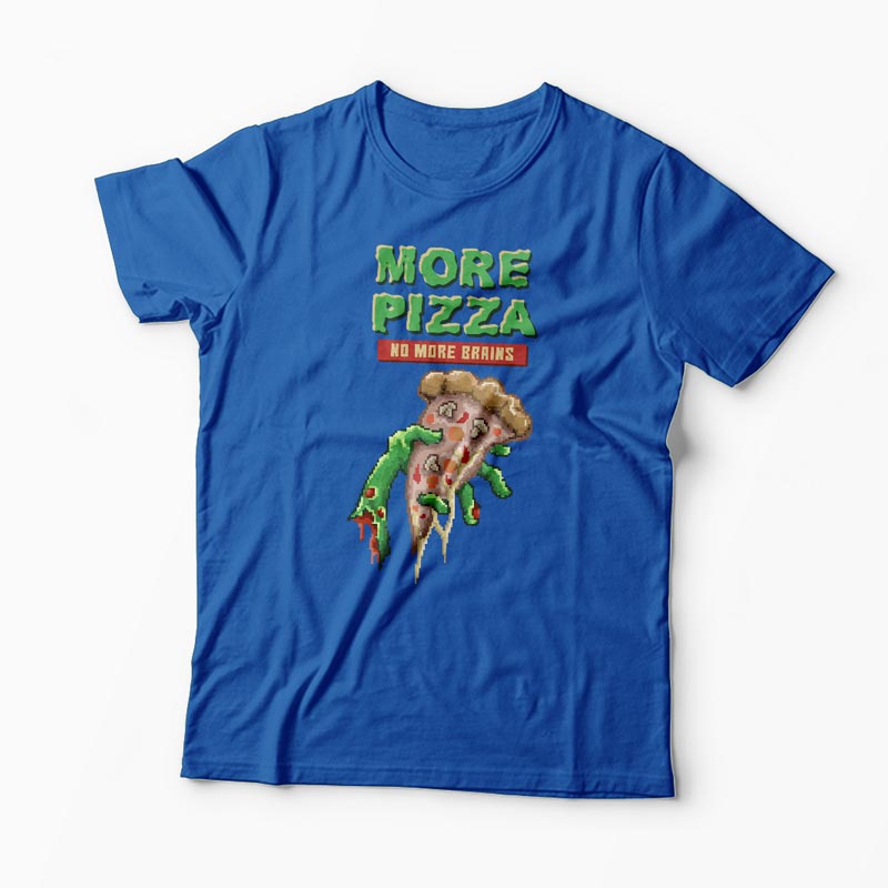 Tricou Zombie Pizza - Bărbați-Albastru Regal